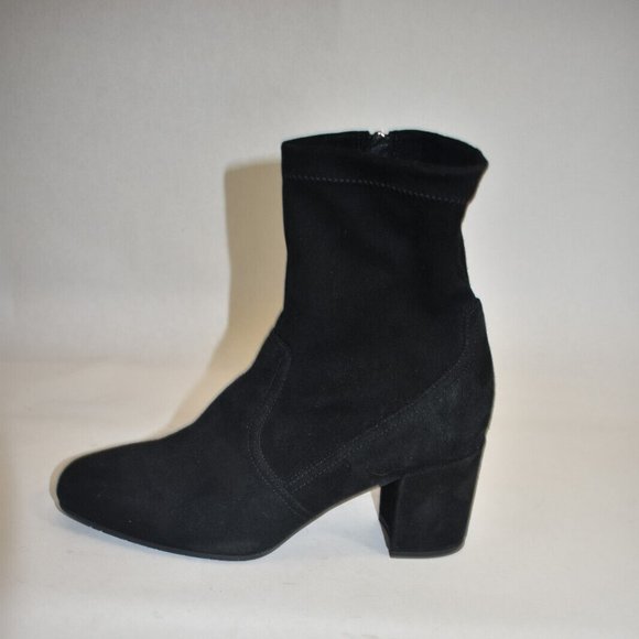 Aquatalia Dayana Water Resistant Stretch Bootie Black Size 10 - Picture 5 of 8